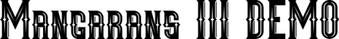 Mangarans III Font Preview