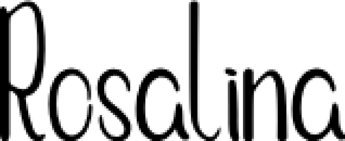 Rosalina Font Preview