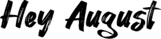 Hey Augus Font Preview