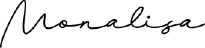 Monalisa Scrip Font Preview