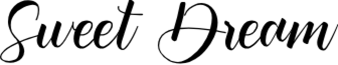 Sweet Dream Font Preview
