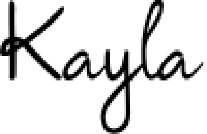 Kayla Font Preview