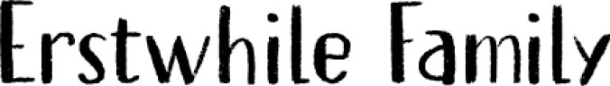 Erstwhile (Demo) Font Preview