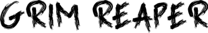 Grim Reaper Font Preview