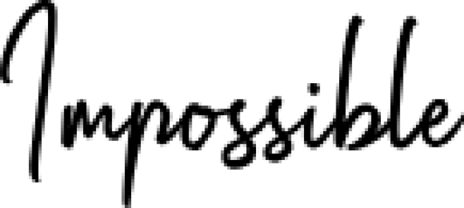 Impossible Font Preview