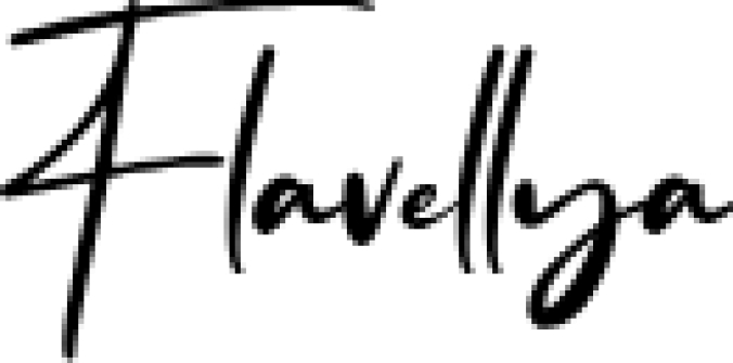 Flavellya Font Preview
