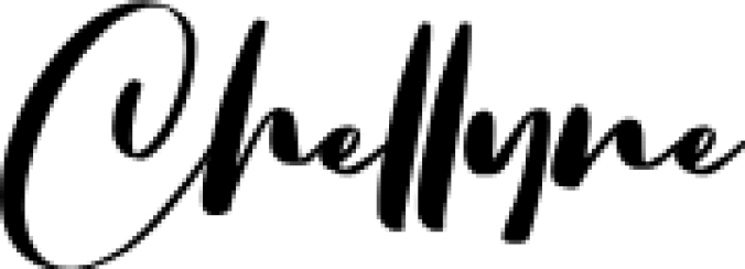 Chellyne Font Preview