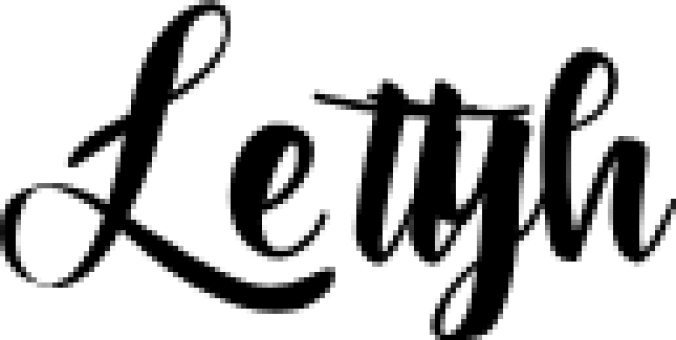 Lettyh Font Preview