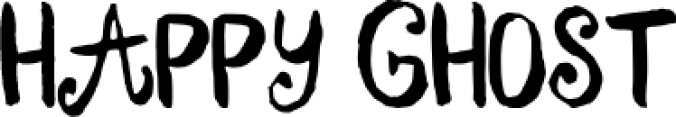 Happy Ghos Font Preview