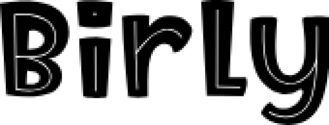 Birly Font Preview