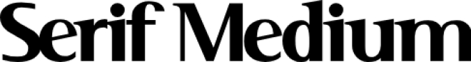 Serif Font Preview