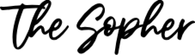 The Sopher Font Preview