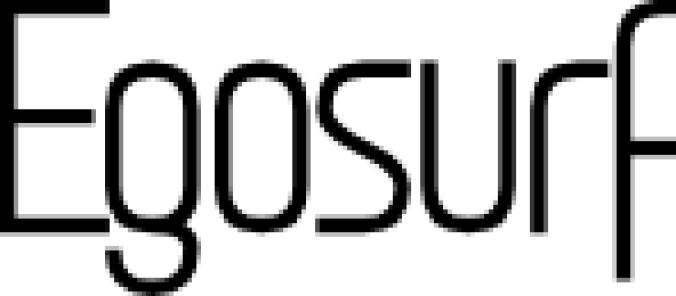 Egosurf Font Preview