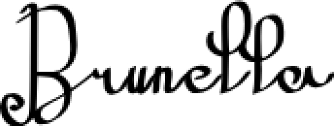 Brunella Font Preview
