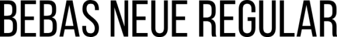 Bebas Neue (2014) Font Preview