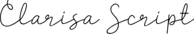 Clarisa Font Preview