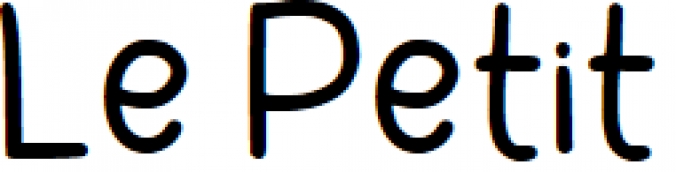 Le Peti Font Preview
