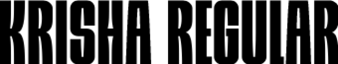 Krisha Font Preview