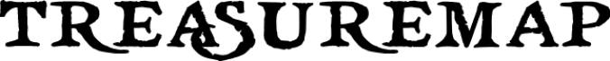 Treasure Map Font Preview