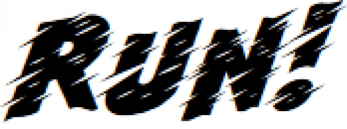 Run! Font Preview