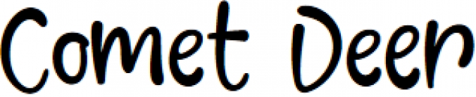 Comet Deer Font Preview