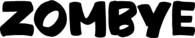 ZOMBYE Font Preview