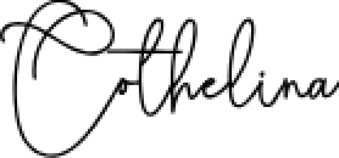 Cothelina Font Preview