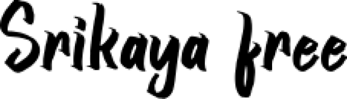 Srikaya Font Preview