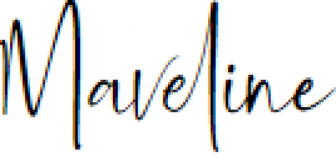 Maveline Font Preview