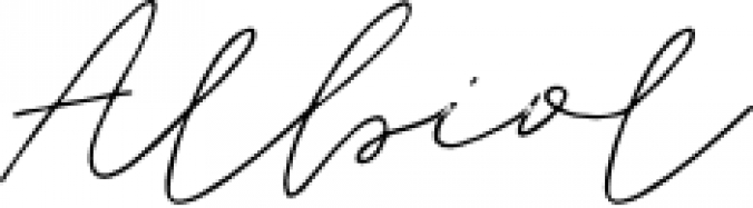 Albiol Font Preview