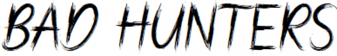 Bad Hunters Font Preview