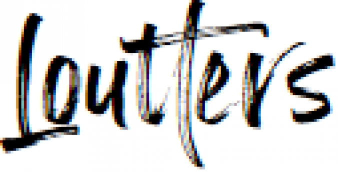 Loutters Font Preview