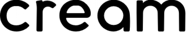Cream Font Preview