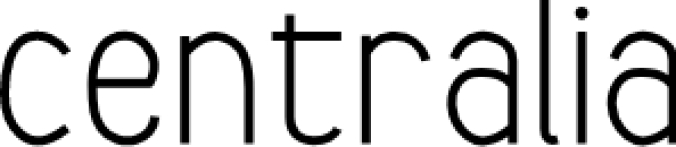 Centralia Font Preview