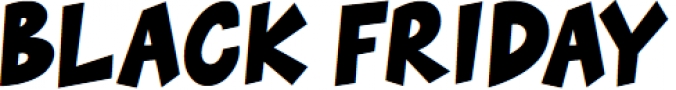 BLACK FRIDAY Font Preview