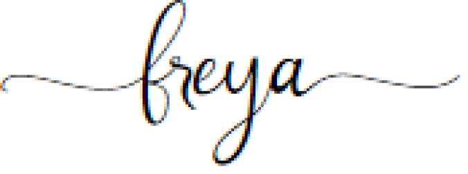 Freya Font Preview