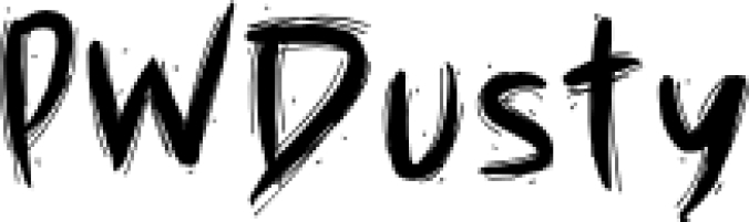 PW Dusty Font Preview