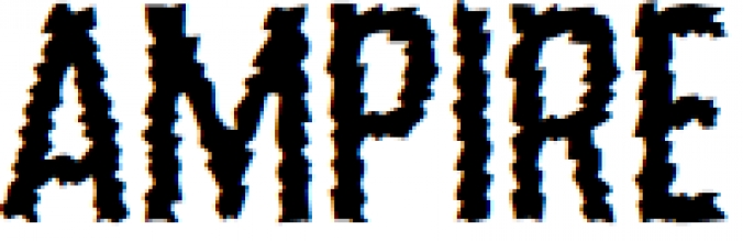 Ampire Font Preview