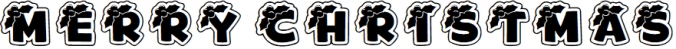 Merry Christmas Font Preview