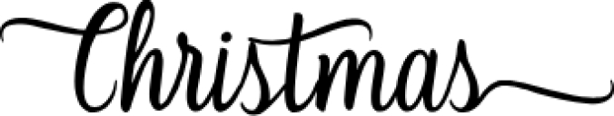 Christmas Font Preview