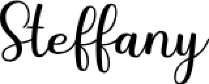 Steffany Font Preview