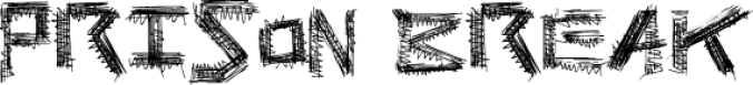 Prison Break Font Preview