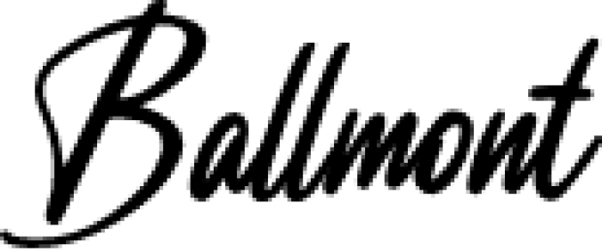 Ballm Font Preview
