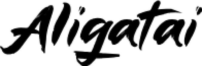 Aligatai Font Preview