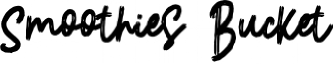 Smoothies Bucke Font Preview