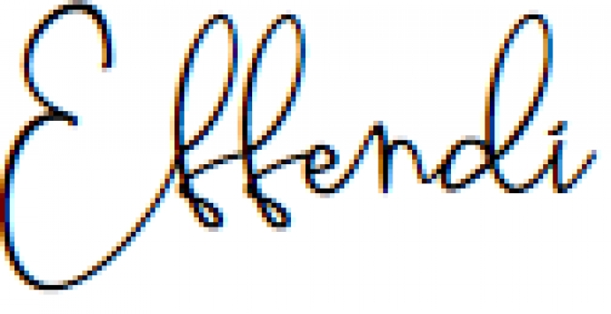 Effendi Font Preview
