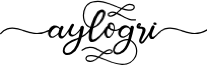 Aylogri Font Preview