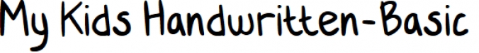 My Kids Handwritte Font Preview