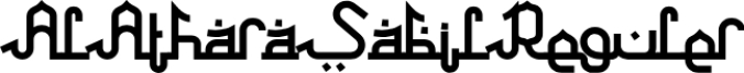 Al Athara Sabil Font Preview