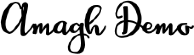 Amagh Font Preview